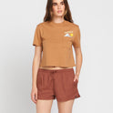 Stone Def Shorts - Chestnut Brown