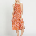 Off Tropic Dress - Burnt Sienna