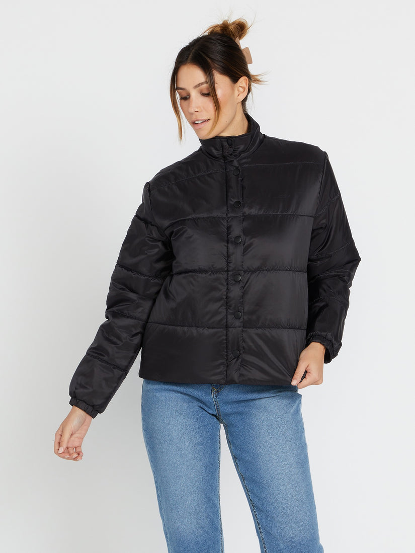 Not Enuff Puff Jacket - Black