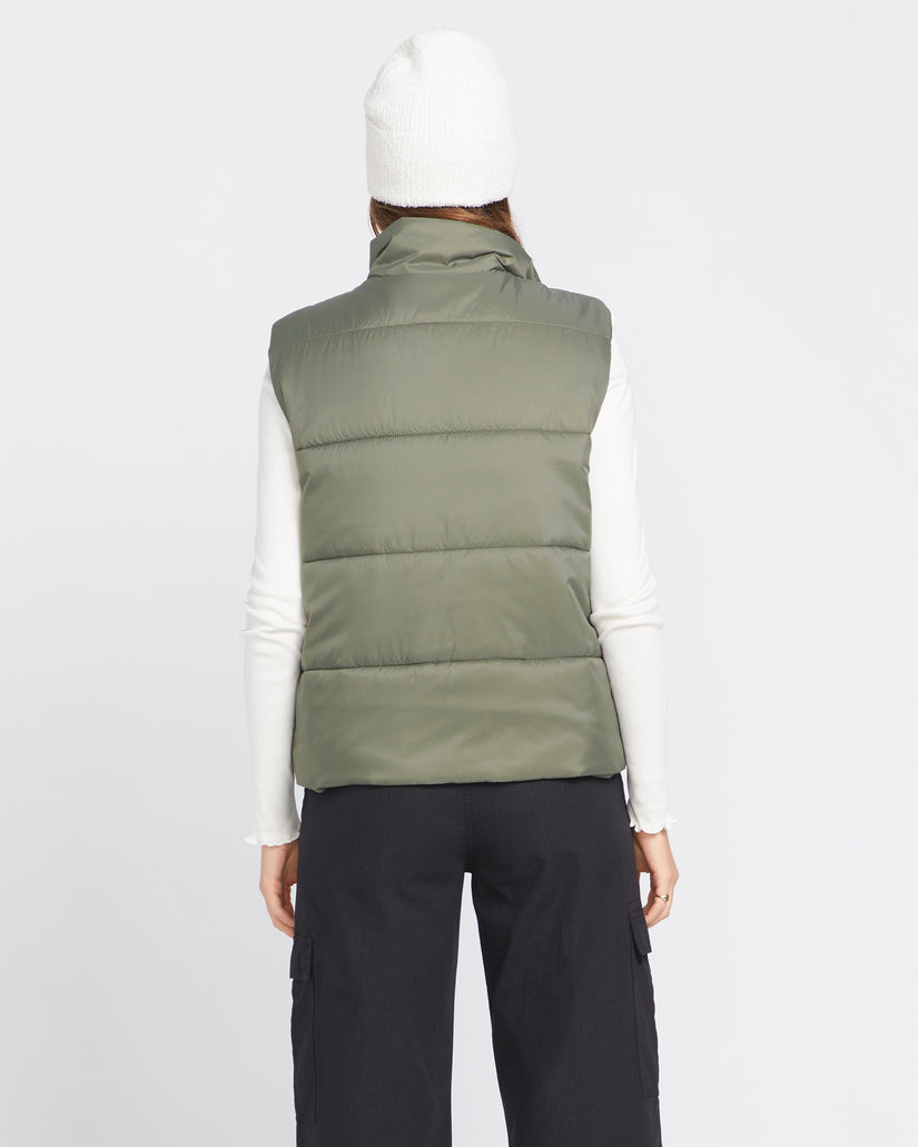 Puff It Vest - Army Green Combo