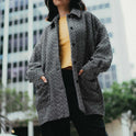 Beegy Coat Jacket - Heather Grey