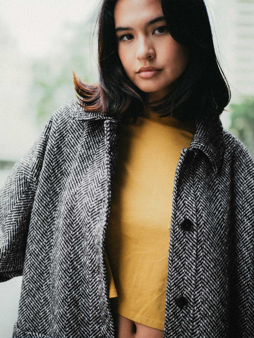 Beegy Coat Jacket - Heather Grey