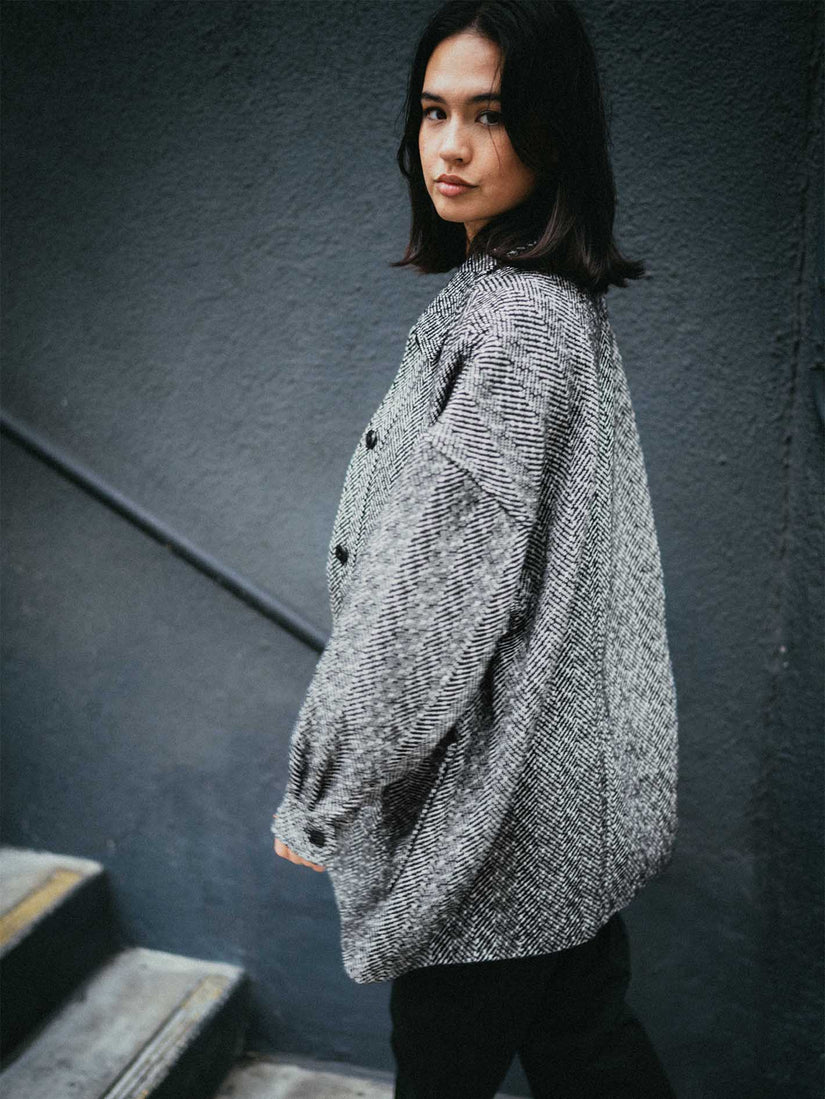 Beegy Coat Jacket - Heather Grey