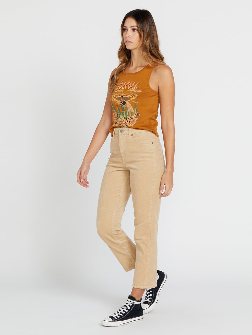 Stoned Straight Pants - Khaki