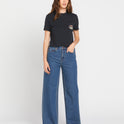 Stoned Boyfriend High Rise Jeans- Indigo Ridge Wash