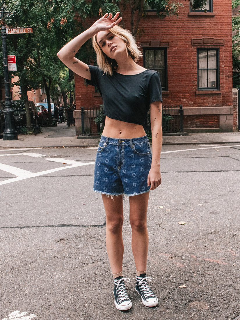 Stone Step High Rise Shorts - Vintage