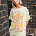 Farm to Yarn Throw Sun Keep Tee - Lemon