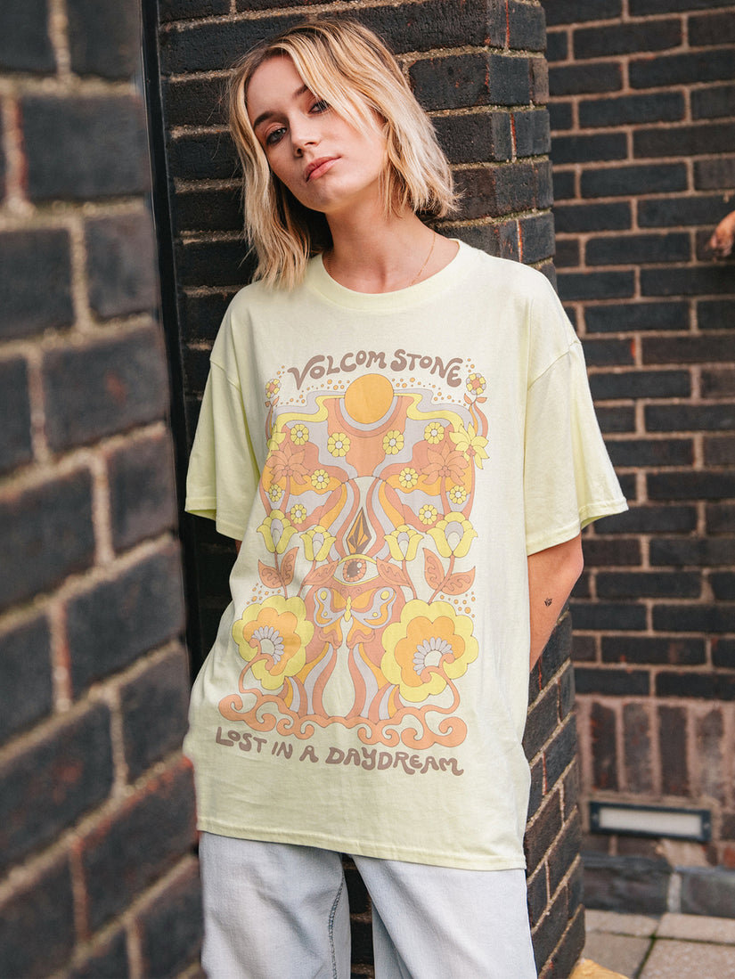 Farm to Yarn Throw Sun Keep Tee - Lemon