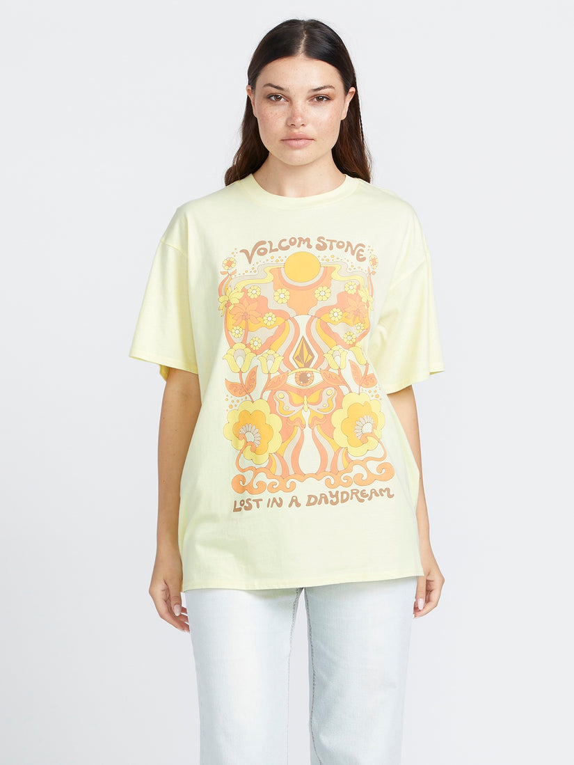 Farm to Yarn Throw Sun Keep Tee - Lemon