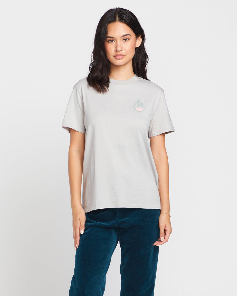 Lock It Up Tee - Light Grey