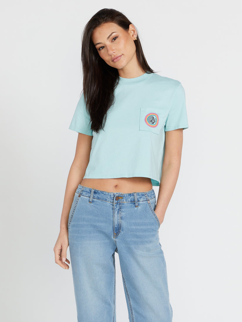 Pocket Dial Tee - Glacier Blue