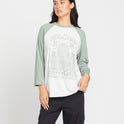 Pitch It To Me Long Sleeve Tee - Sea Glass