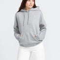 Stone Heart Up Hoodie - Heather Grey