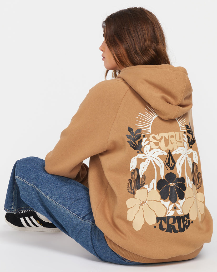 Parrott Paints Pullover Hoodie - Vintage Brown