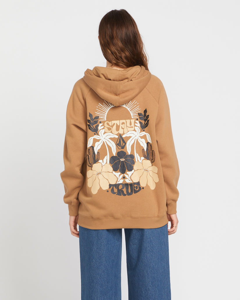 Parrott Paints Pullover Hoodie - Vintage Brown