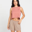 Stone Hour Crop Top - Mauve Rose