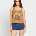 To The Bank Tank Top - Vintage Brown