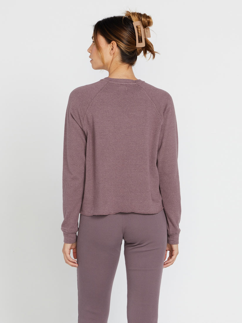 Lived in Lounge Crew Sweatshirt - Acai