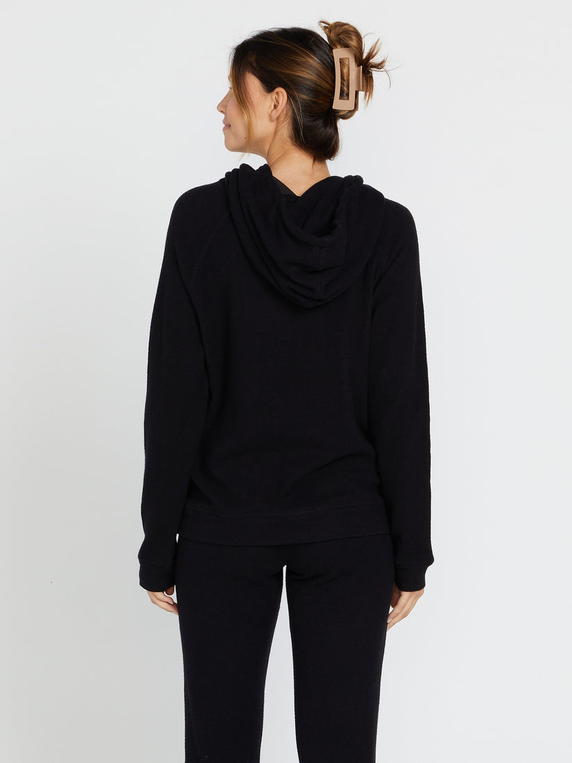 Lived in Lounge Zip Jacket - Black