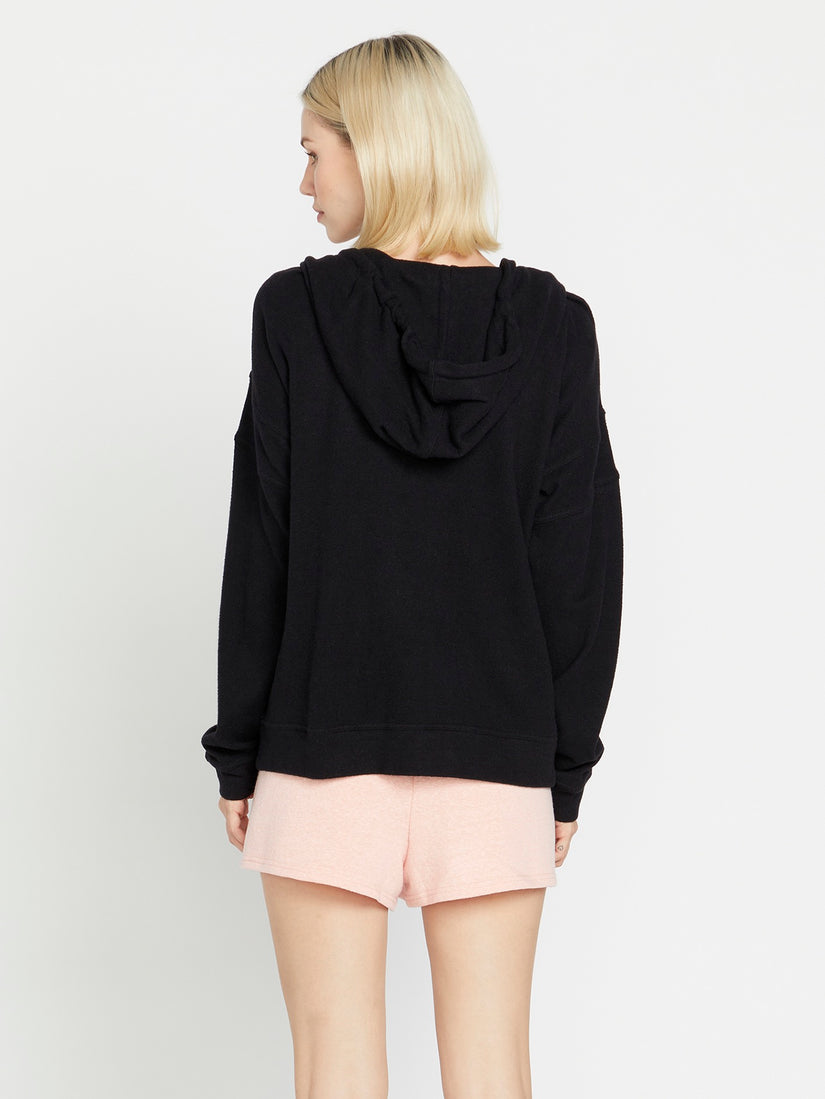 Lived in Lounge Zip Jacket - Black