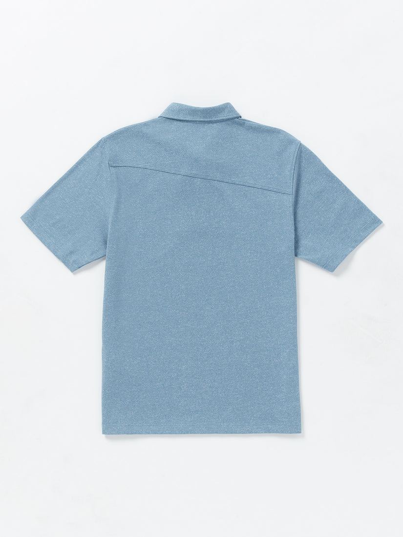 Big Boys Wowzer Polo Short Sleeve Shirt - Stone Blue