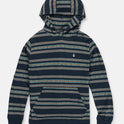 Big Boys Seed Stone Hood Long Sleeve Shirt - Navy