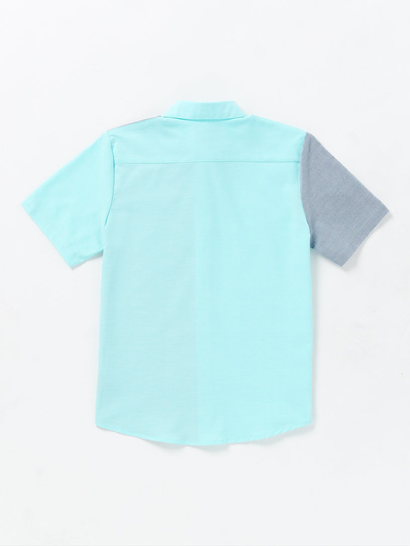 Big Boys Satostone Short Sleeve Shirt - Crete Blue