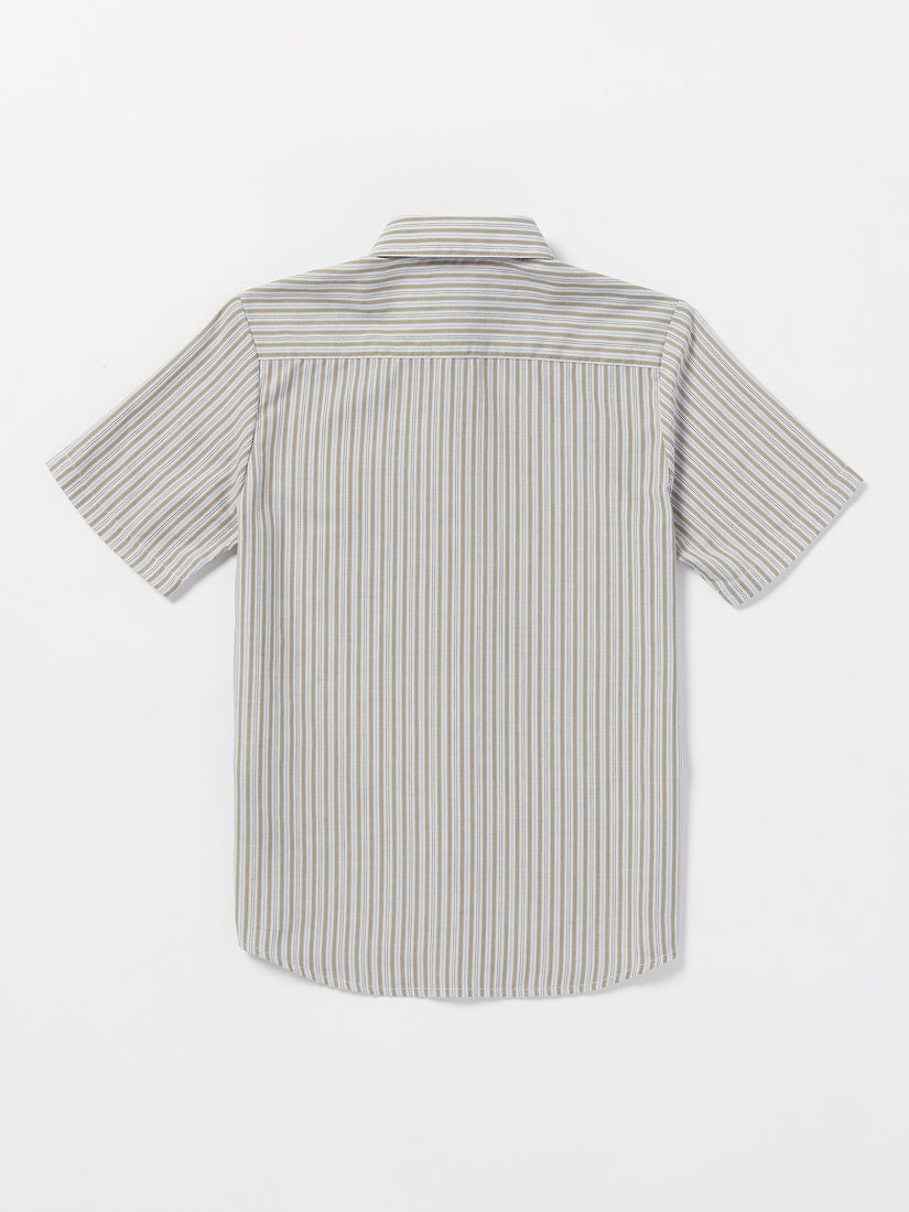 Big Boys Barstone Woven Short Sleeve Shirt - Tower Grey