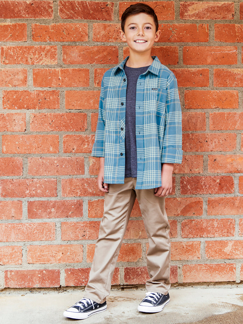 Big Boys Caden Plaid Flannel - Indigo Ridge