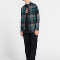 Big Boys Caden Plaid Flannel - Navy