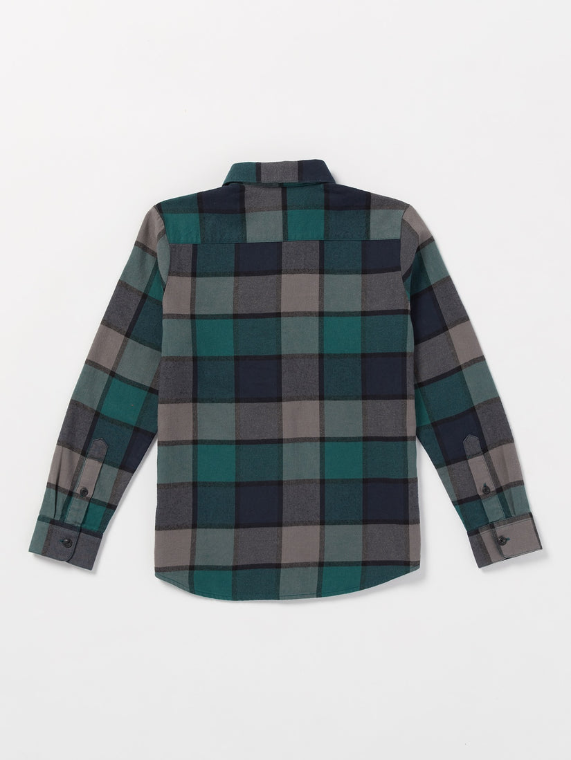 Big Boys Caden Plaid Flannel - Navy