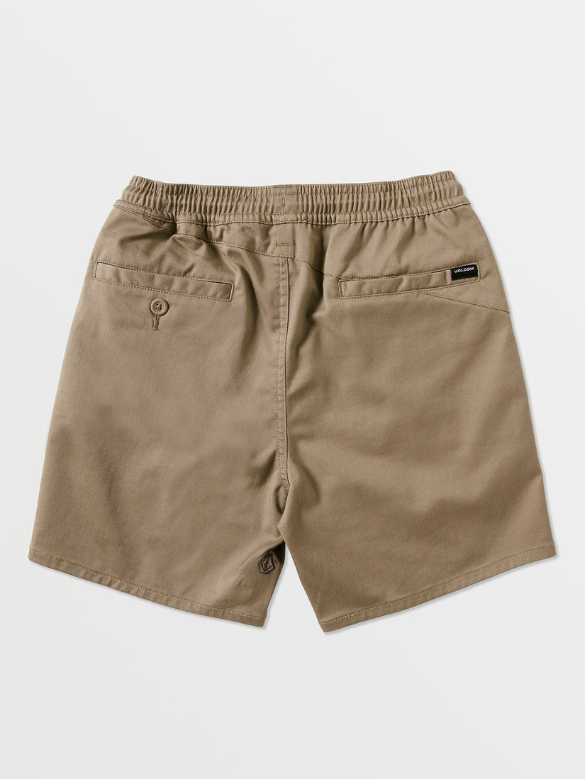 Big Boys Frickin Elastic Waist Shorts - Khaki