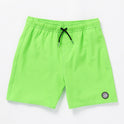 Big Boys Lido Solid Trunks - Electric Green