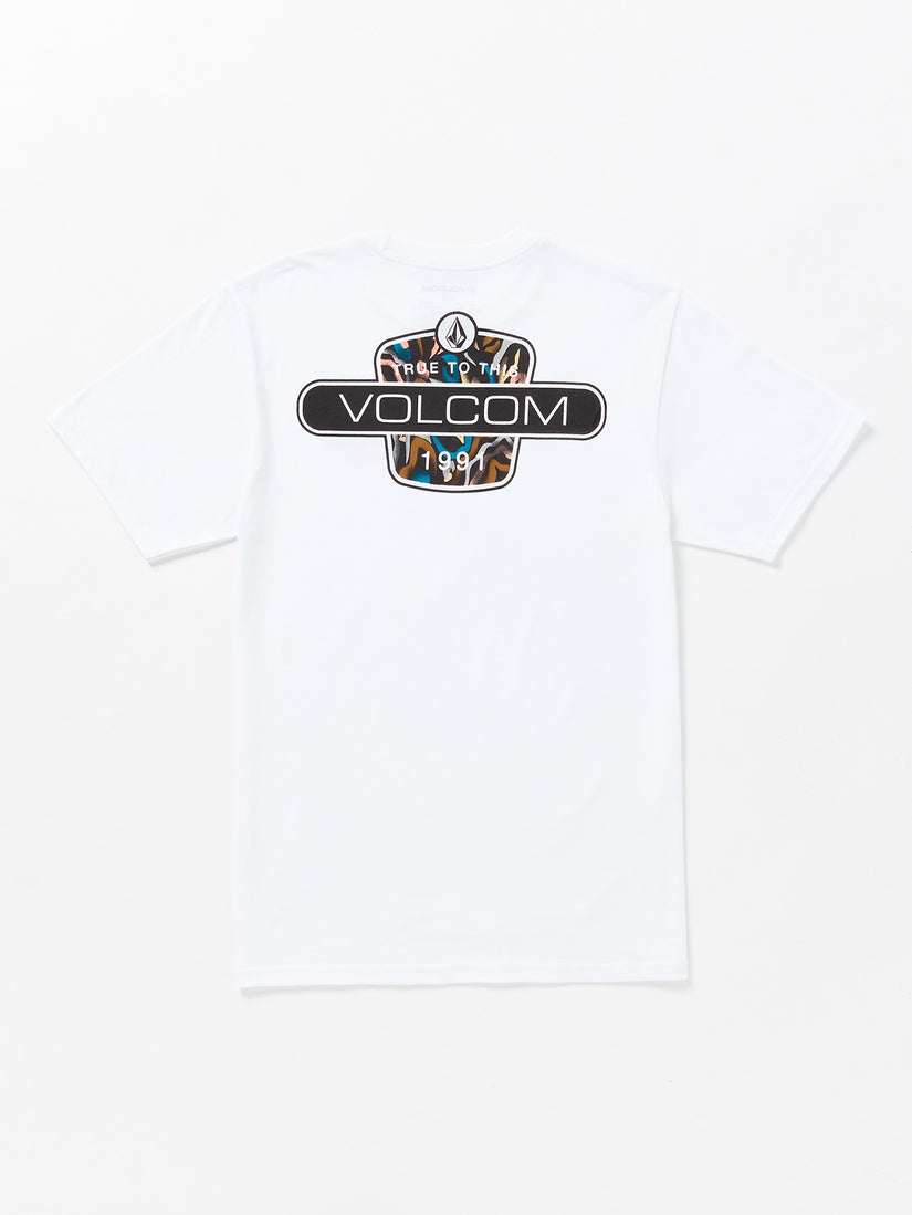 Big Boys Back Fill Short Sleeve Tee - White