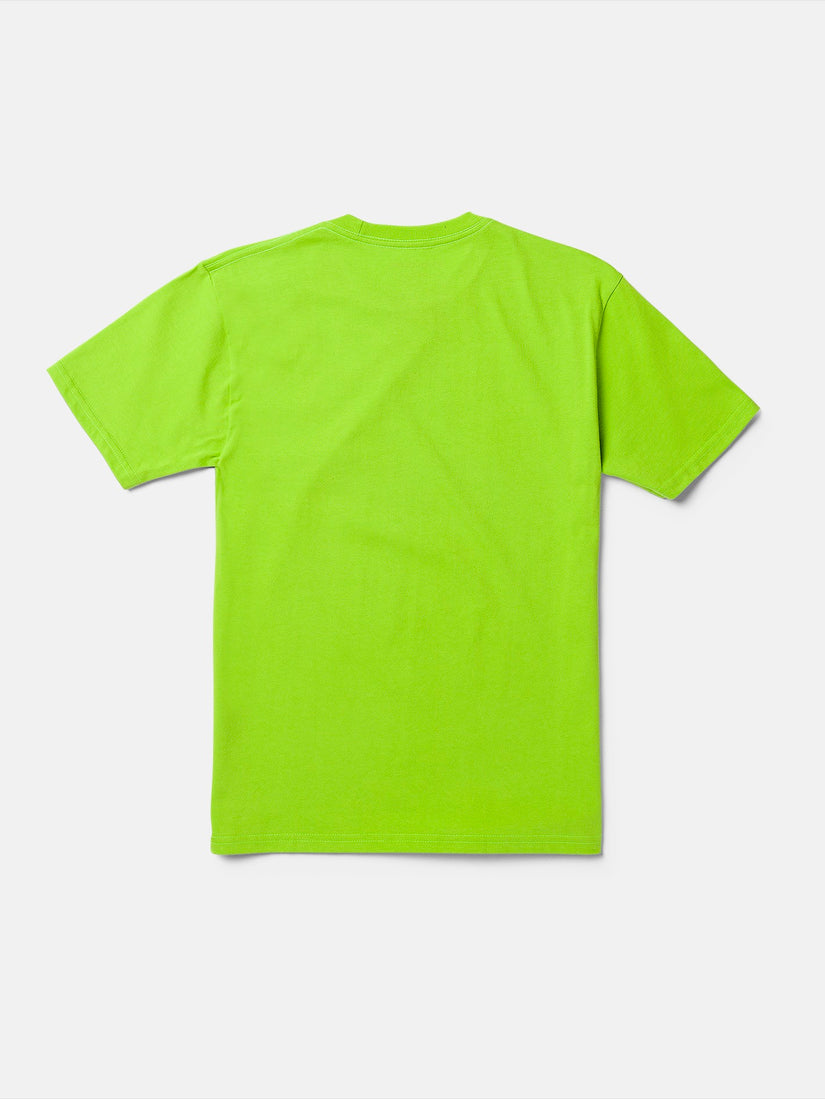 Big Boys Sticker Stamp Short Sleeve Tee - Electric Green