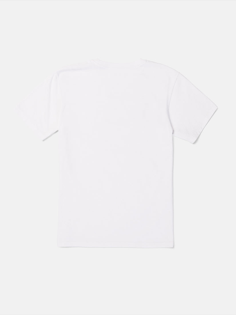 Big Boys Sticker Stamp Short Sleeve Tee - White