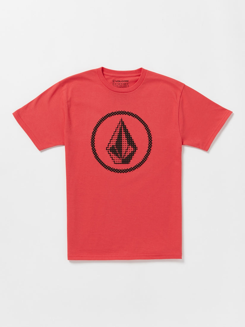 Big Boys Circle Stone Short Sleeve Tee - Flash Red