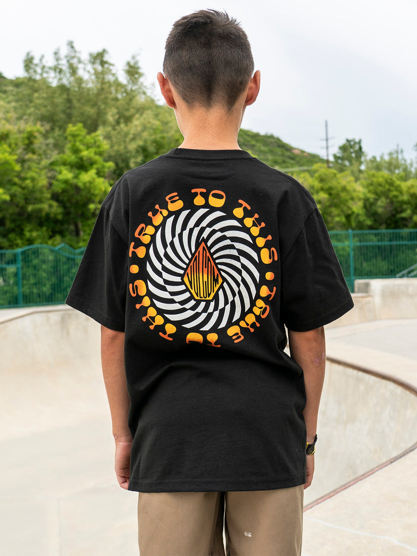 Big Boys Iron91 Short Sleeve Tee - Black