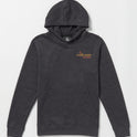 Big Boys Stone Bubbled Hoodie - Heather Black