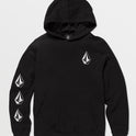 Big Boys Iconic Stone Hoodie - Black