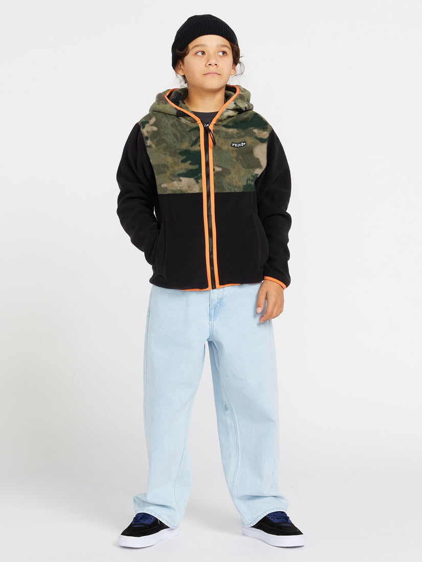 Big Boys Polar Fleece Zip Jacket - Camouflage