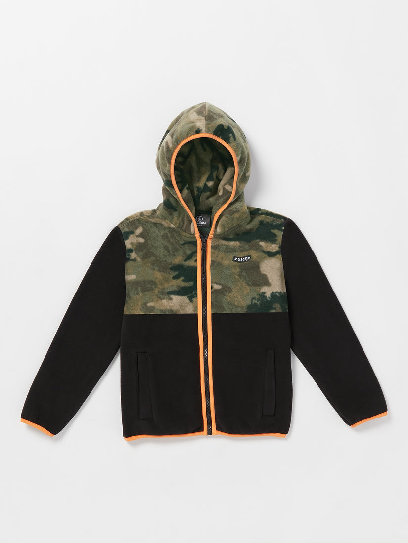 Big Boys Polar Fleece Zip Jacket - Camouflage