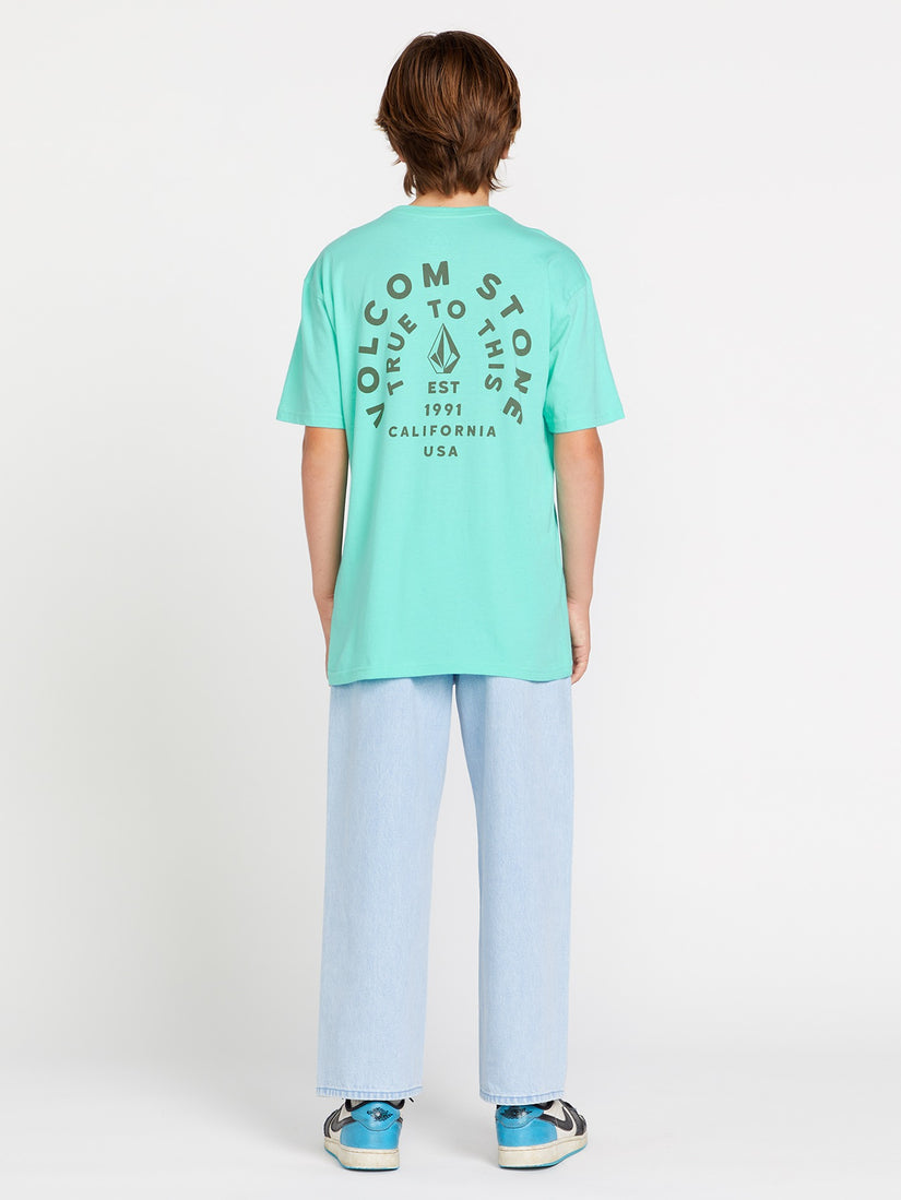 Big Boys Tennon Short Sleeve Tee - Dusty Aqua