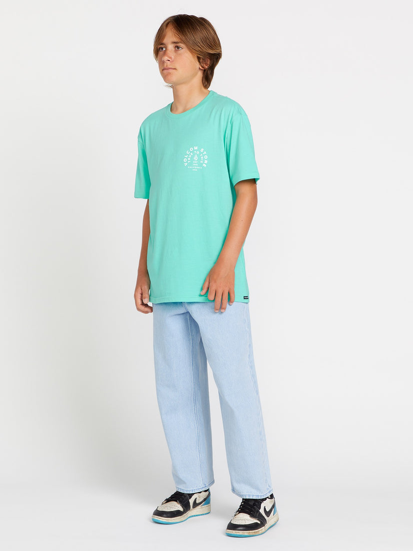 Big Boys Tennon Short Sleeve Tee - Dusty Aqua