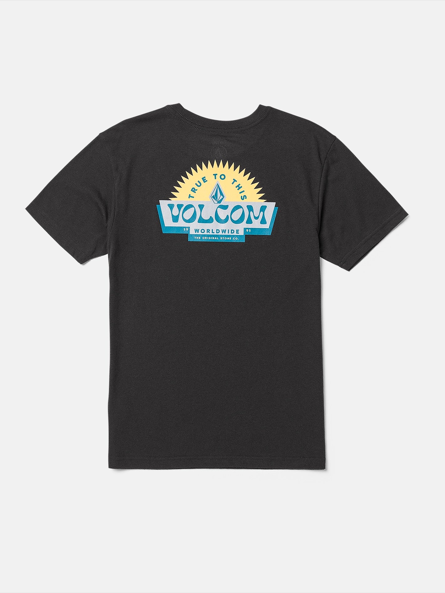 Big Boys Shaped Up Short Sleeve Tee - Washed Black Heather – Volcom US