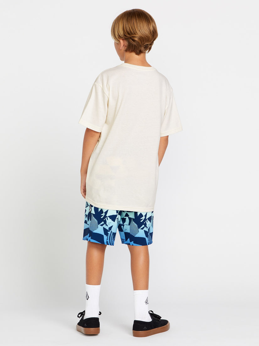 Big Boys Octoparty Short Sleeve Tee - Off White Heather