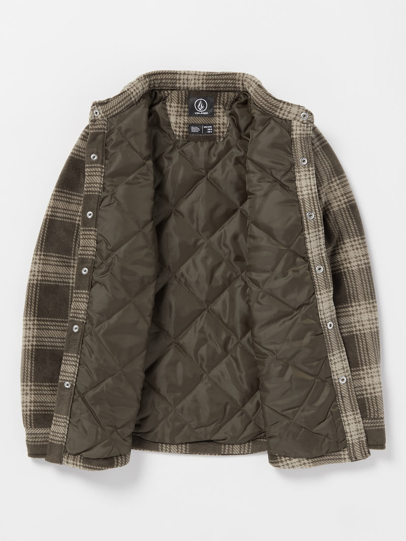 Big Boys Bowered Fleece Flannel - Wren