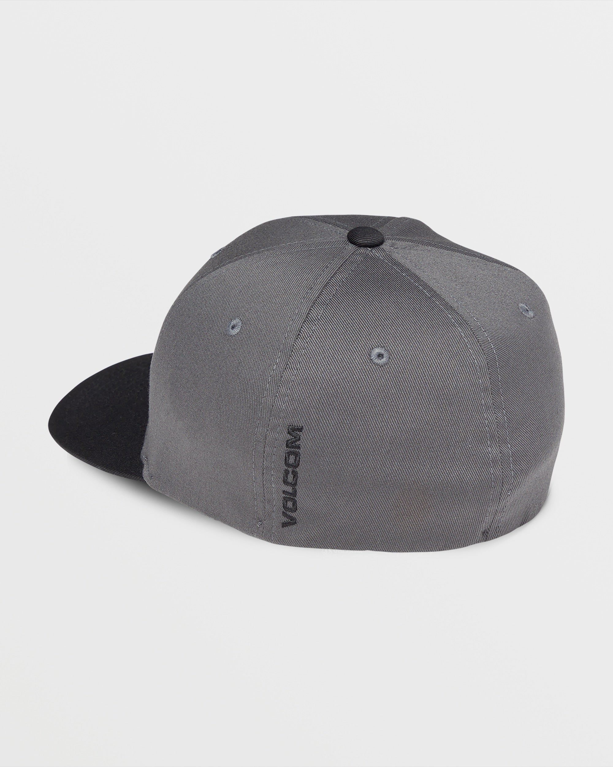 Full Stone Flexfit Hat - Asphalt – US Black Volcom