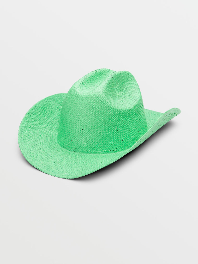 Schroff X Volcom Straw Hat - Dusty Aqua