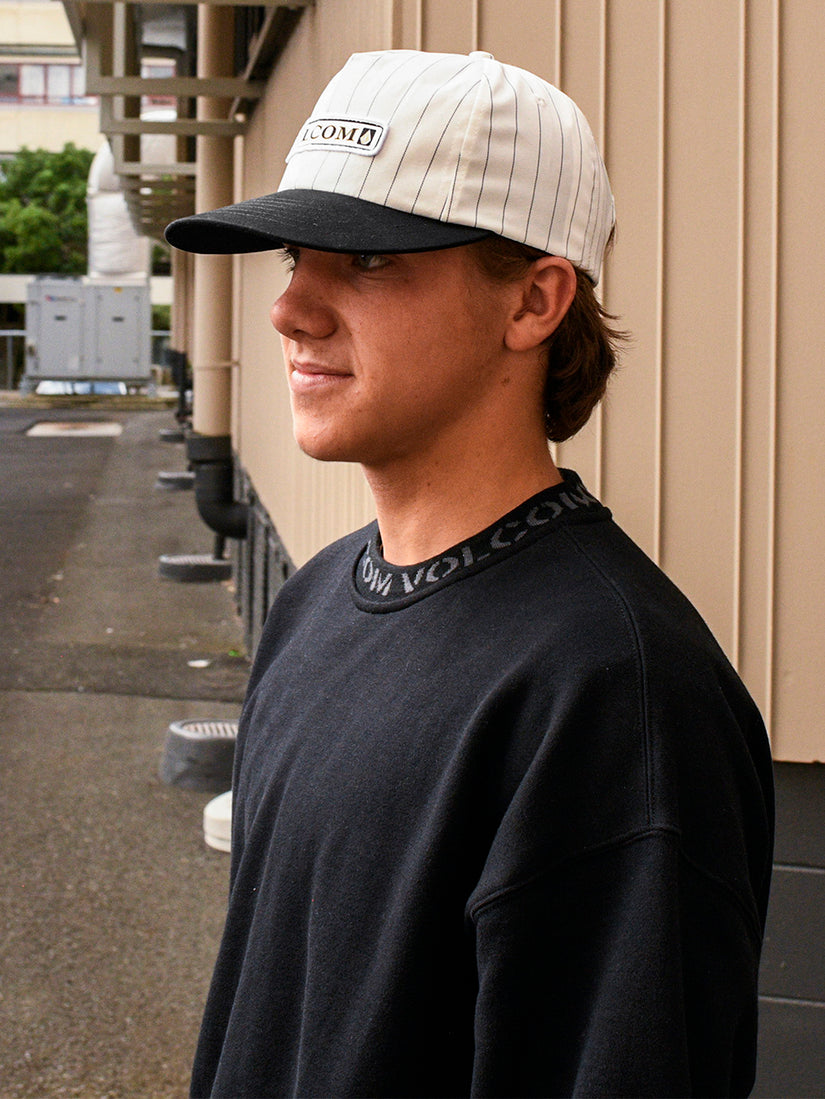 Strike Stone Adjustable Hat - Black Stripe